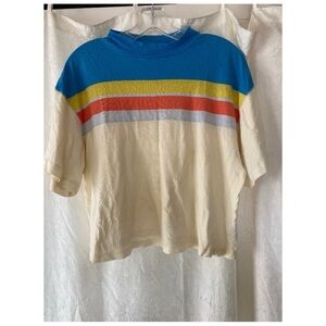 Free People Vintage Boxy Cropped Tee